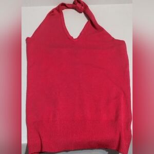 Bebe Pink V-Neck Sweater